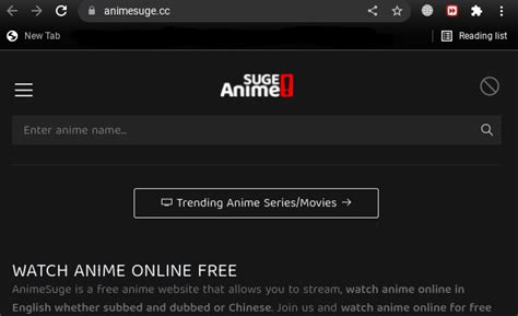 animesuge log in